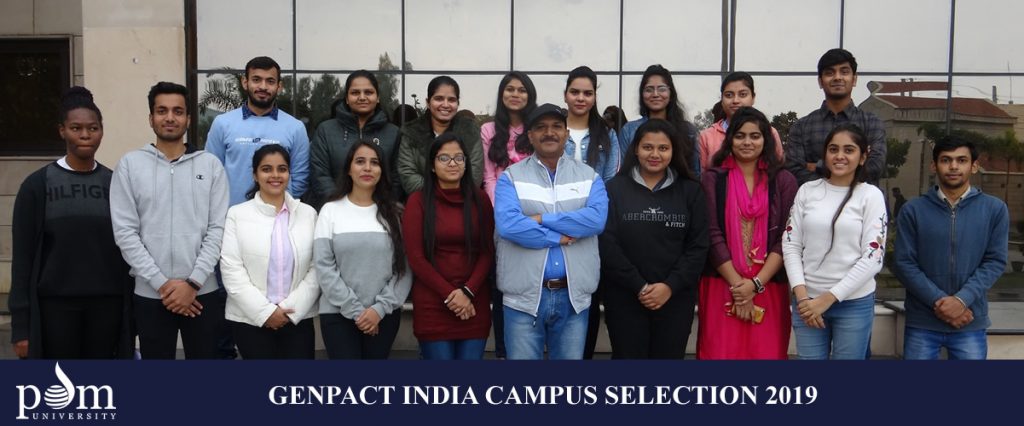 Genpact India Campus Selection 2019