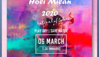 Holi Milan Utsav