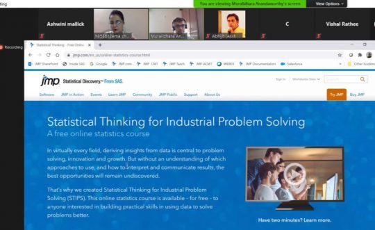Webinar on Statistical discovery for pharmaceutical analysis